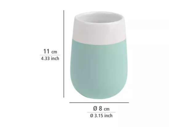 Gobelet pour brosse à dents en céramique 
