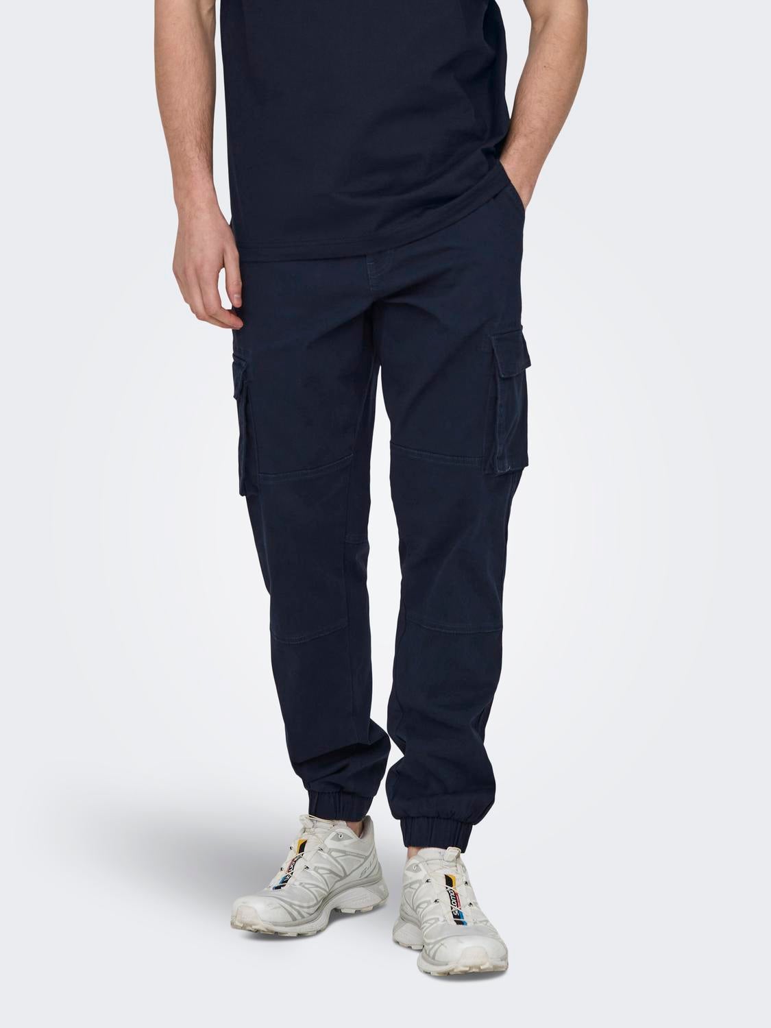 ONSCAM Verjüngt Cargo-Hose Dress Blues
