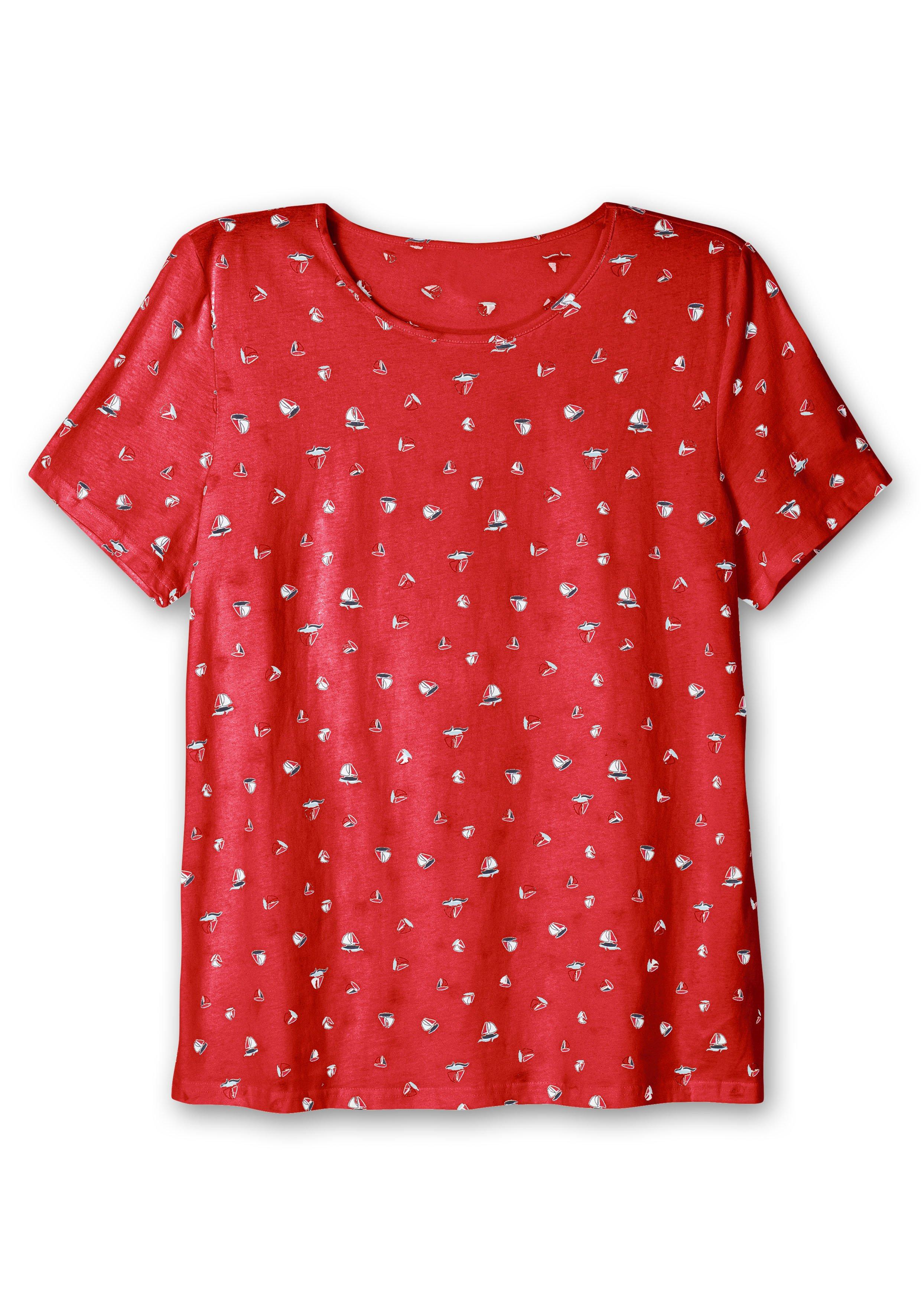 Shirt mit Minimal-Alloverprint