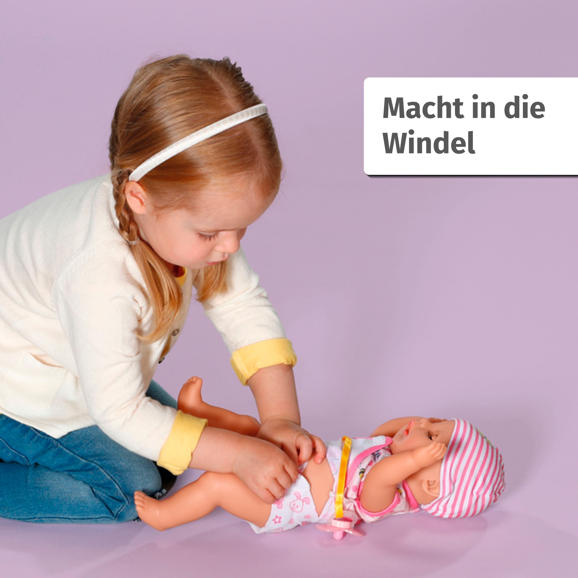 Baby Born Babypuppe »Little Baby Girl, Lena, 36 cm« mit 7 Funktionen
