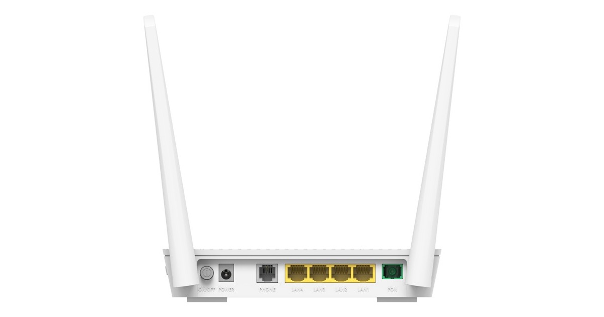 CudyAC1200 Wi-Fi VoIP GPON Router GP1200V mesh router  (Wit, EasyMesh R2)