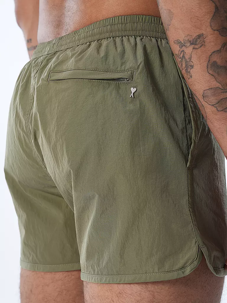 AMI PARIS Badeshorts olive