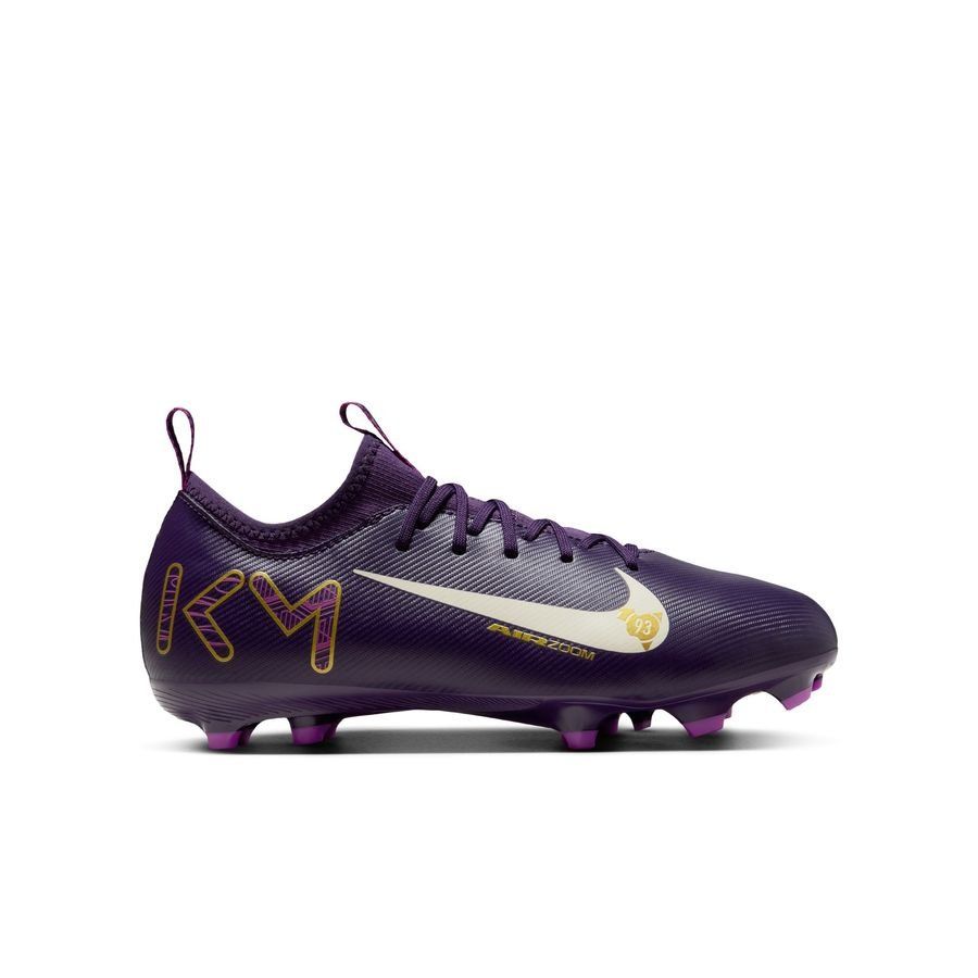 Nike Air Zoom Mercurial Vapor 16 Academy MG Mbappé Personal Edition - Violet/Blanc Enfant