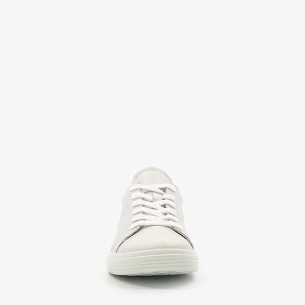 ECCO Soft Classic leren dames veterschoenen wit