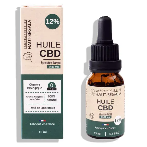 Óleo CBD Haut-Ségala 12% Espectro Amplo 15ml