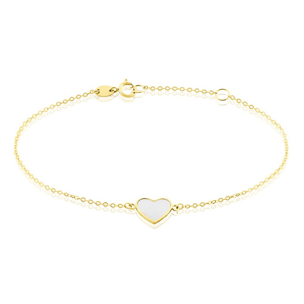 Bracelet Or Jaune Pervenche Nacre