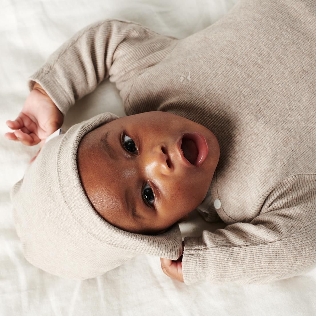 Noppies Newborn Muts Nevel - Oatmeal
