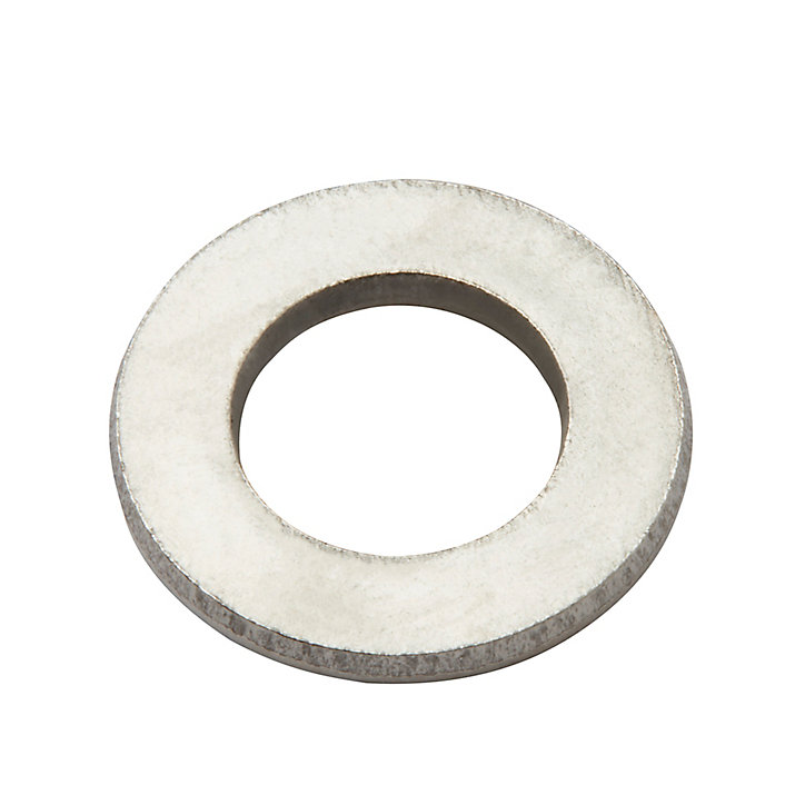 Rondelles plates de taille moyenne en acier inoxydable A2 ø 12mm - 10 pièces
