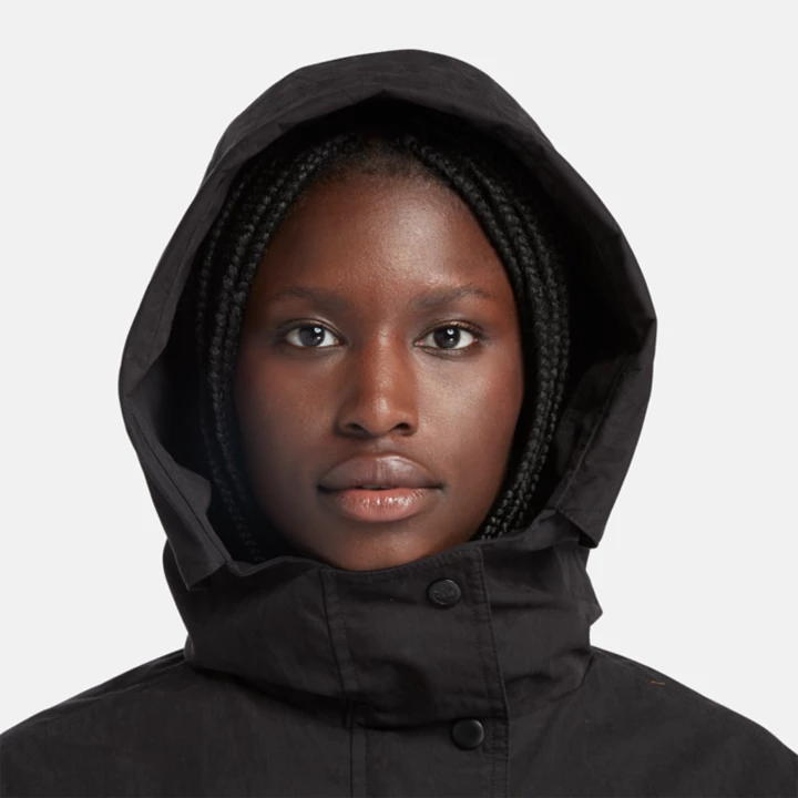 Parka Fishtail Feminina Preta