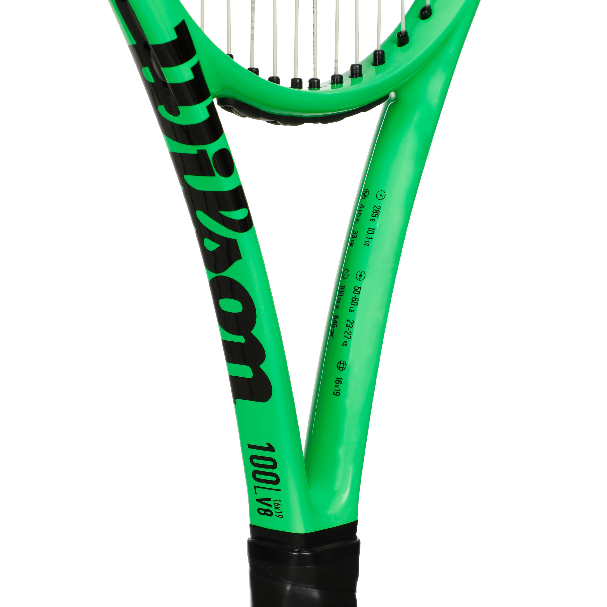 Wilson Blade 100L V8 Bright Neon Green Raquette De Compétition