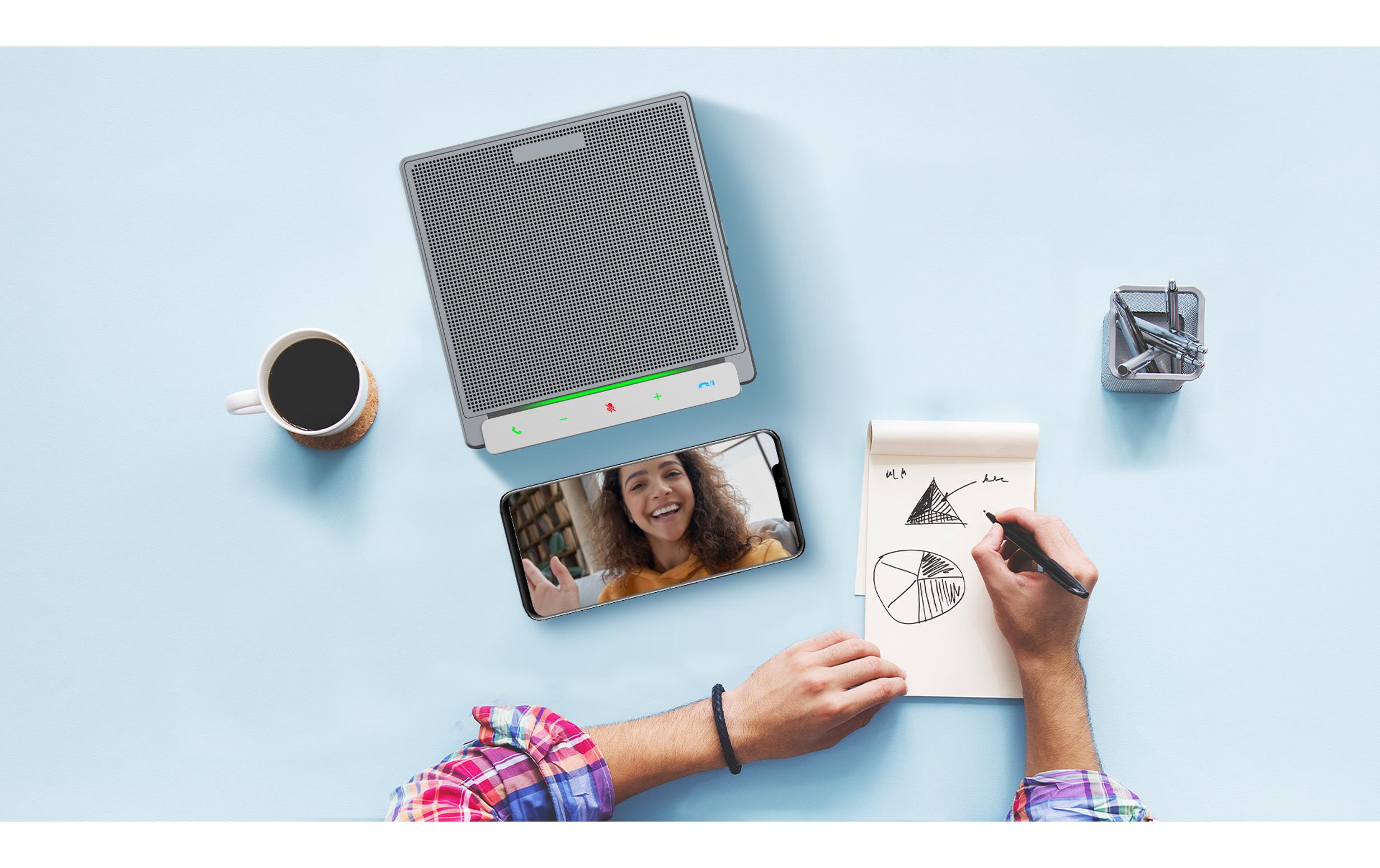 M100 USB/Bluetooth-Konferenz-Freisprecheinrichtung<br>M100 Omnidirektionale USB/Bluetooth-Konferenz-Freisprecheinrichtung