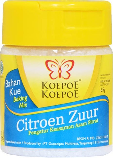 Koepoe Koepoe Citroen Zuur 65g