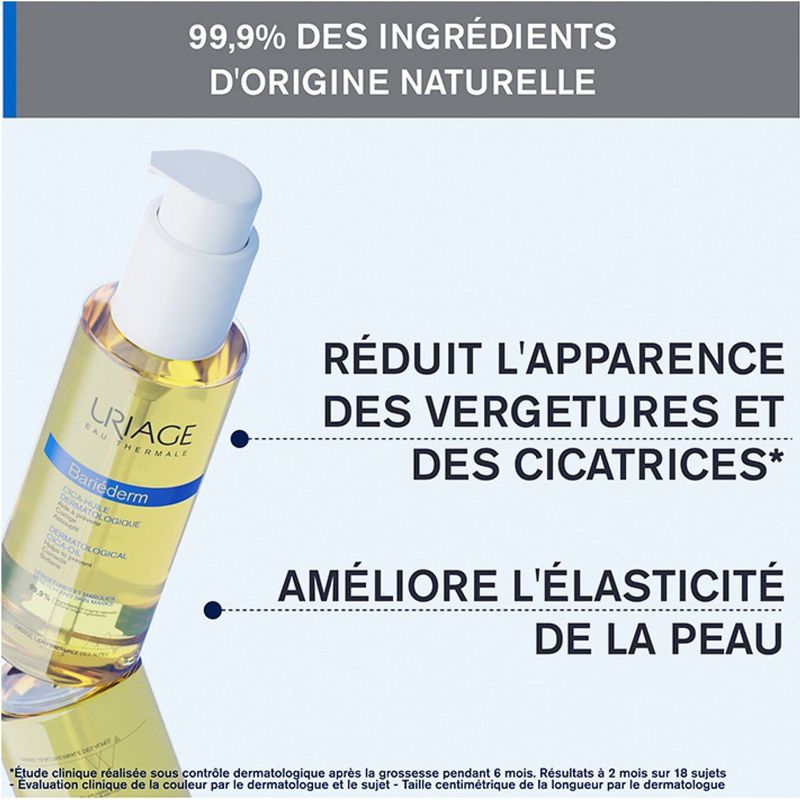 Uriage - Bariéderm-CICA - Dermatologische Olie - 99,9% Natuurlijke Ingrediënten