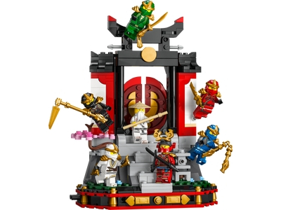 LEGO 15-jarig jubileum: Display met ninjapersonages (71866)