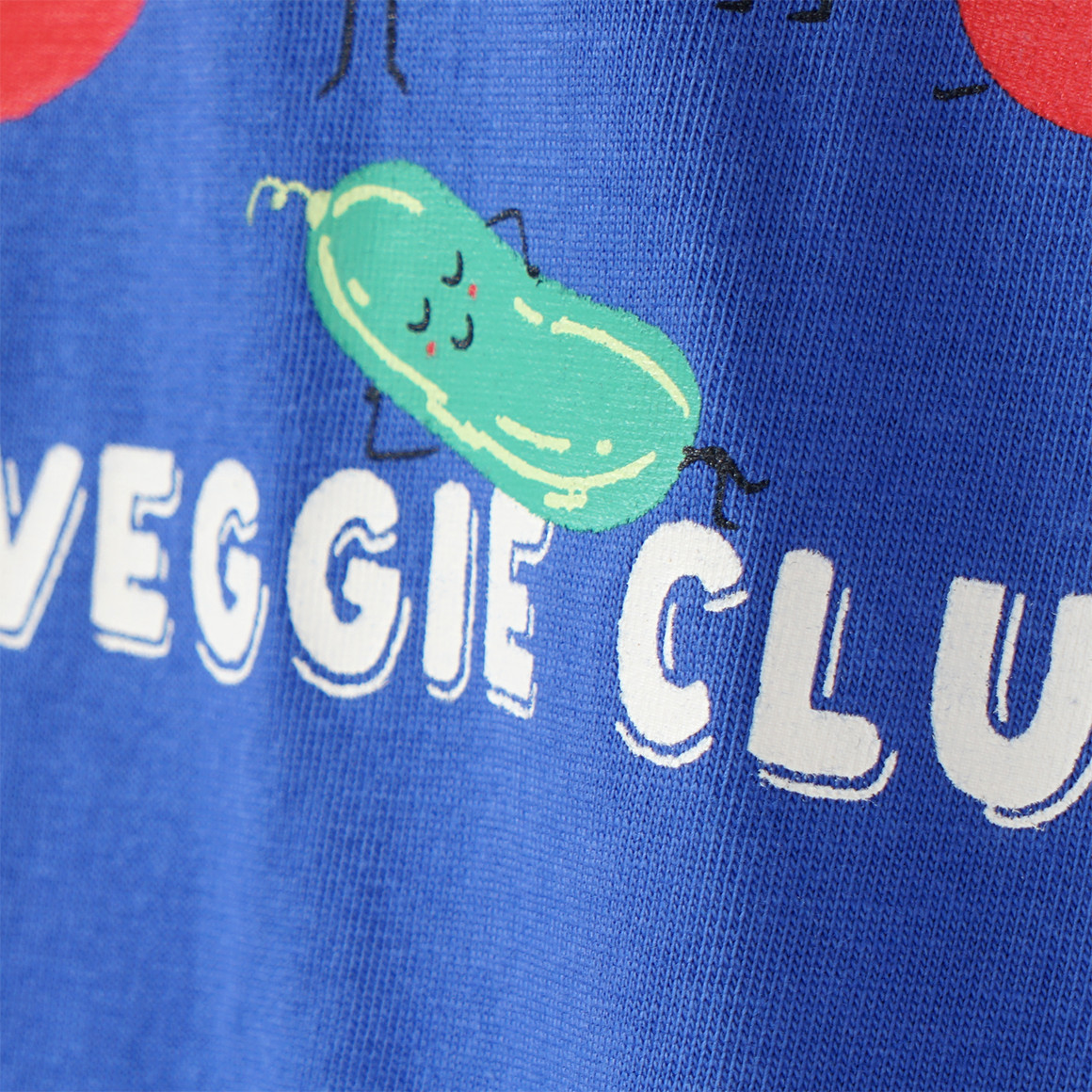 Topolino Jungen T-Shirt mit Gemüse-Print blau