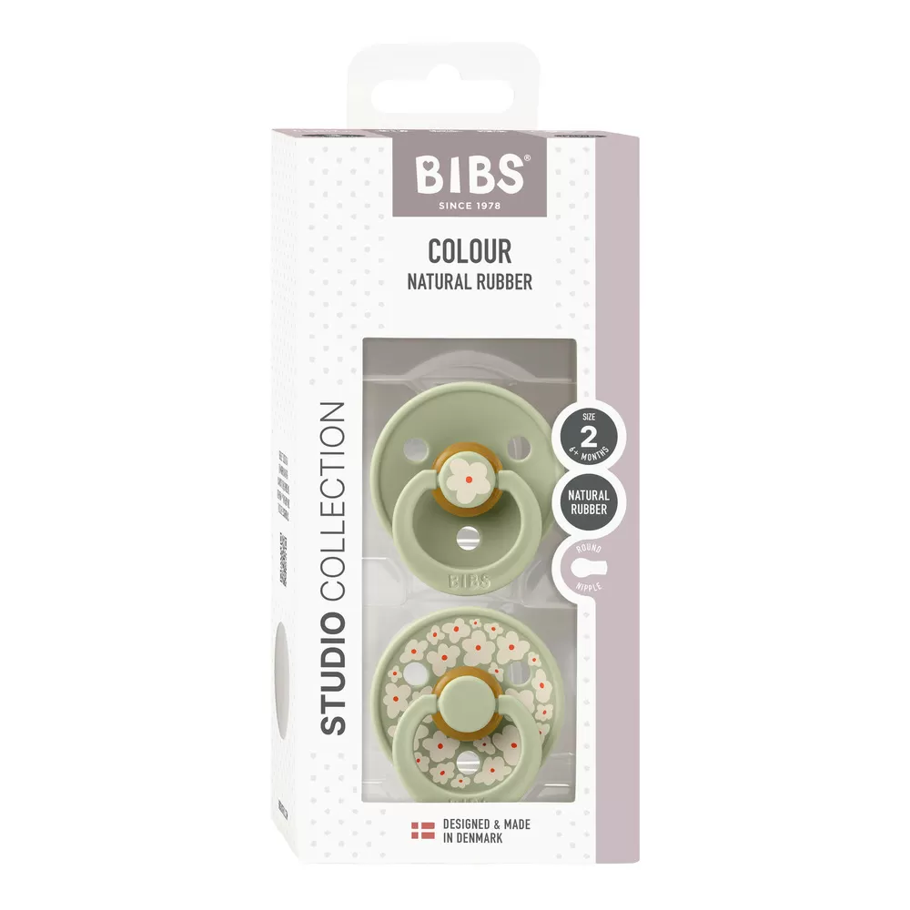 BIBS Studio Colour Jasmine Latex Sage Mix 2 pak - Flere størrelser