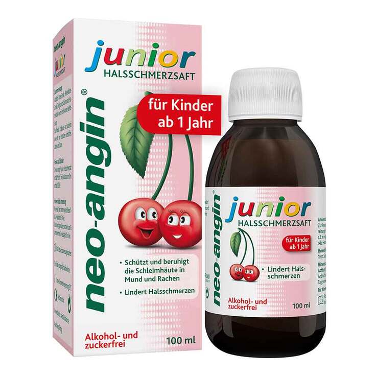 neo-angin® junior Halsschmerzssaft, 100 ml