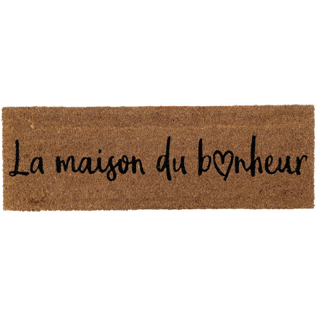 Paillasson imprimé maison 25x75cm