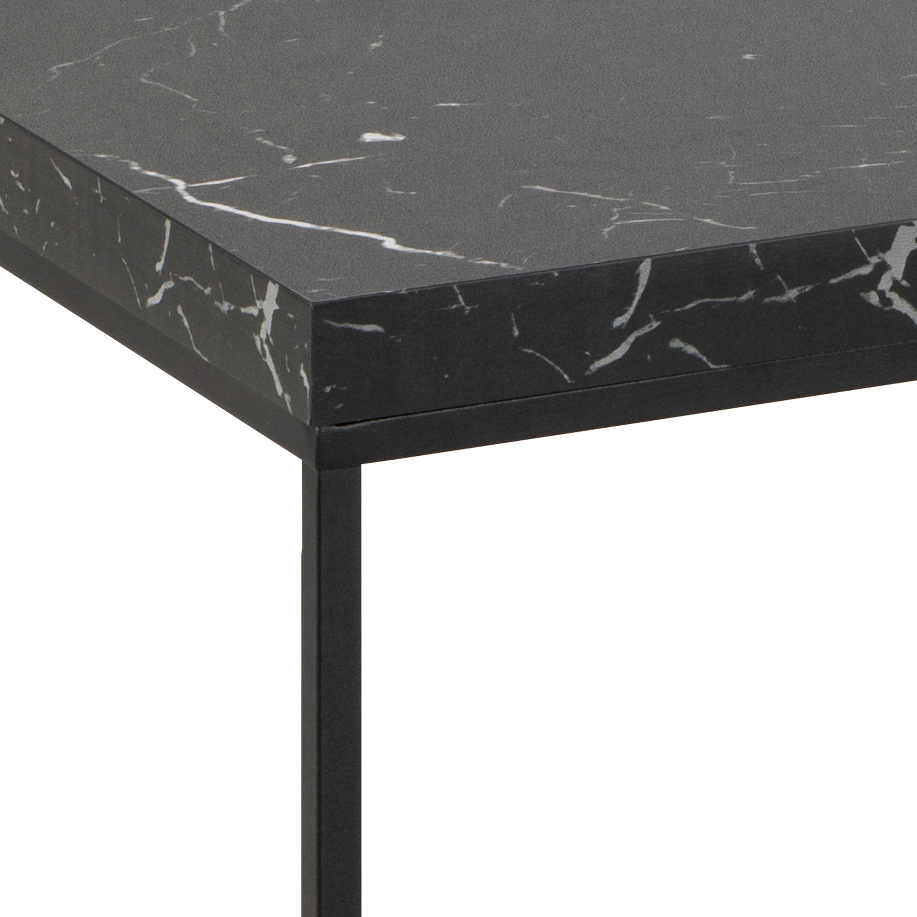Couchtisch BAROSSA - schwarz-schwarz matt - 110 cm