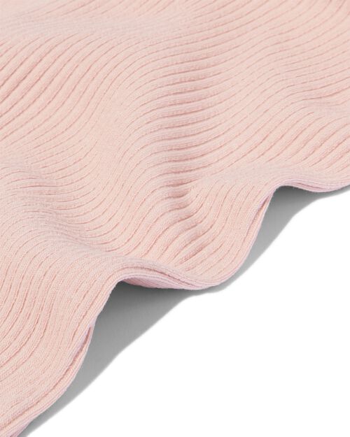 legging côtelé pour bébé rose pâle