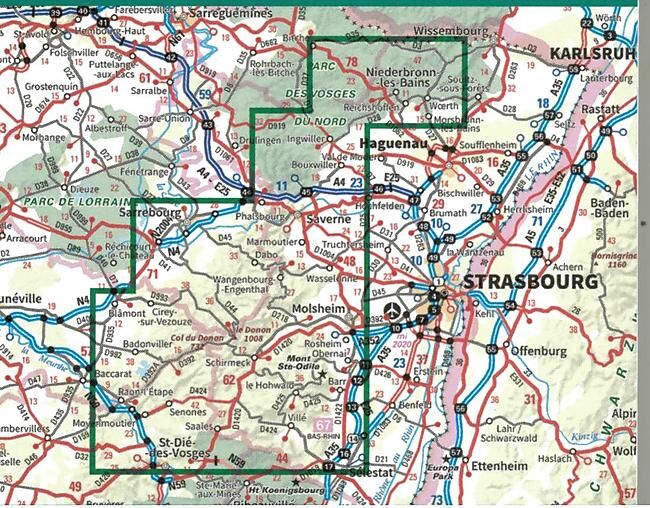 IGN - TOP 75 VOSGES DU NORD