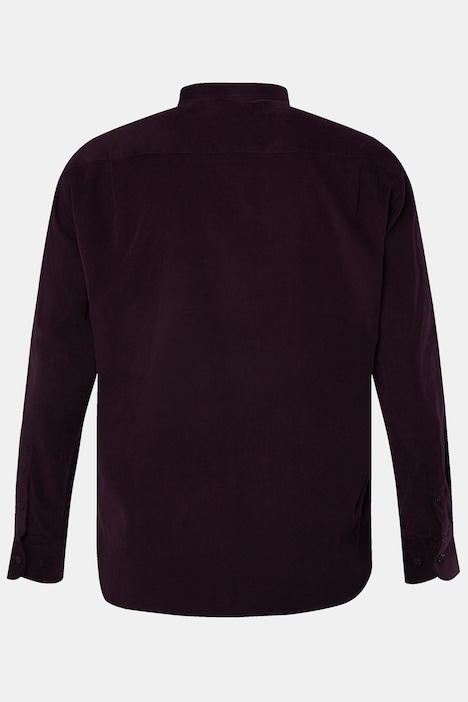 Boston Park Cordhemd, Langarm, Stehkragen, Comfort Fit, bis 8 XL