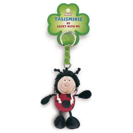 NICI Schlüsselanhänger Talismins Marienkäfer, 7 cm