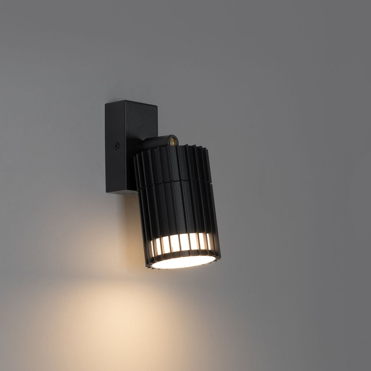 Design buiten plafondspot zwart IP44 - Boris