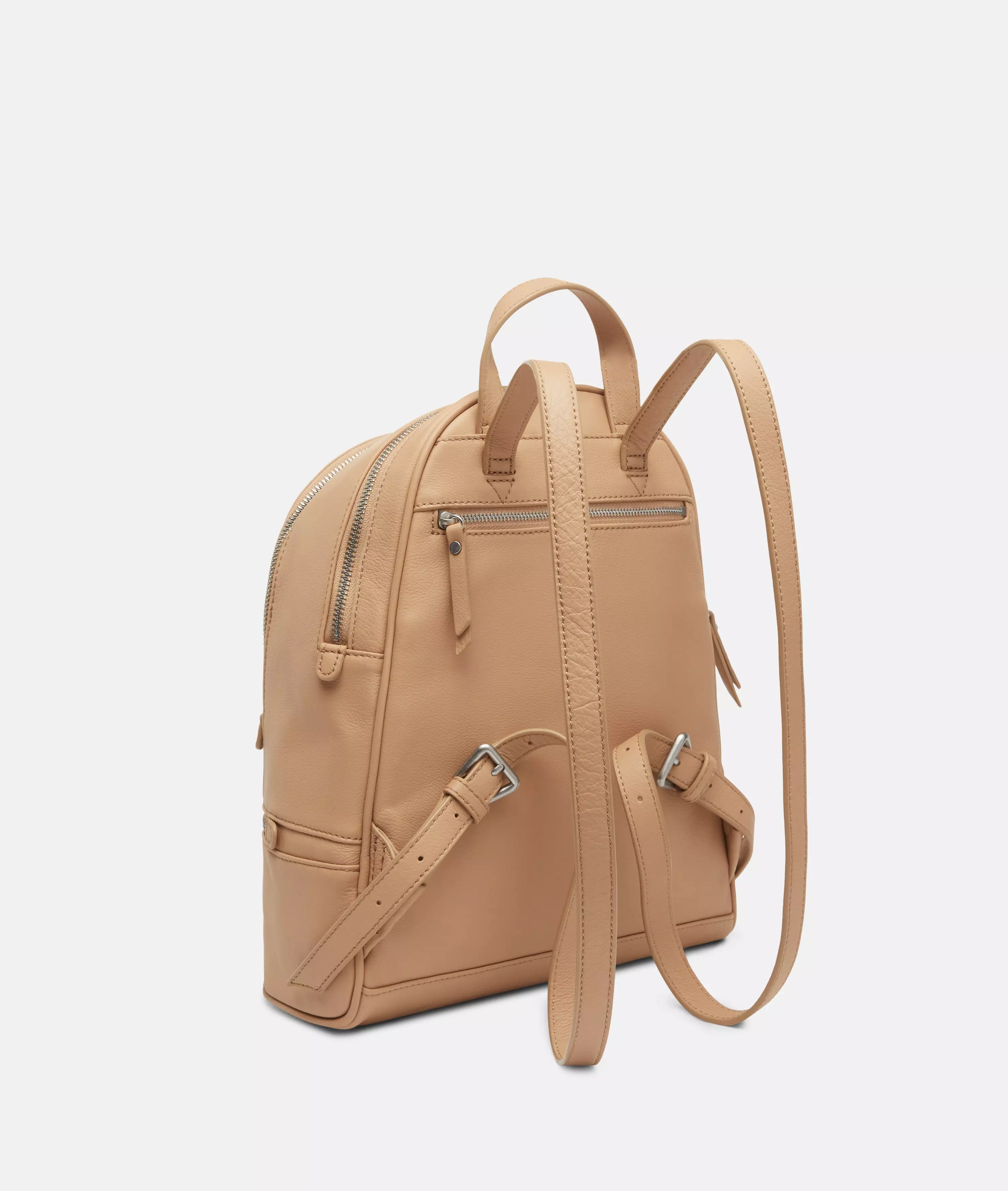Alita backpack M Spacious backpack made from naturally grained leather
