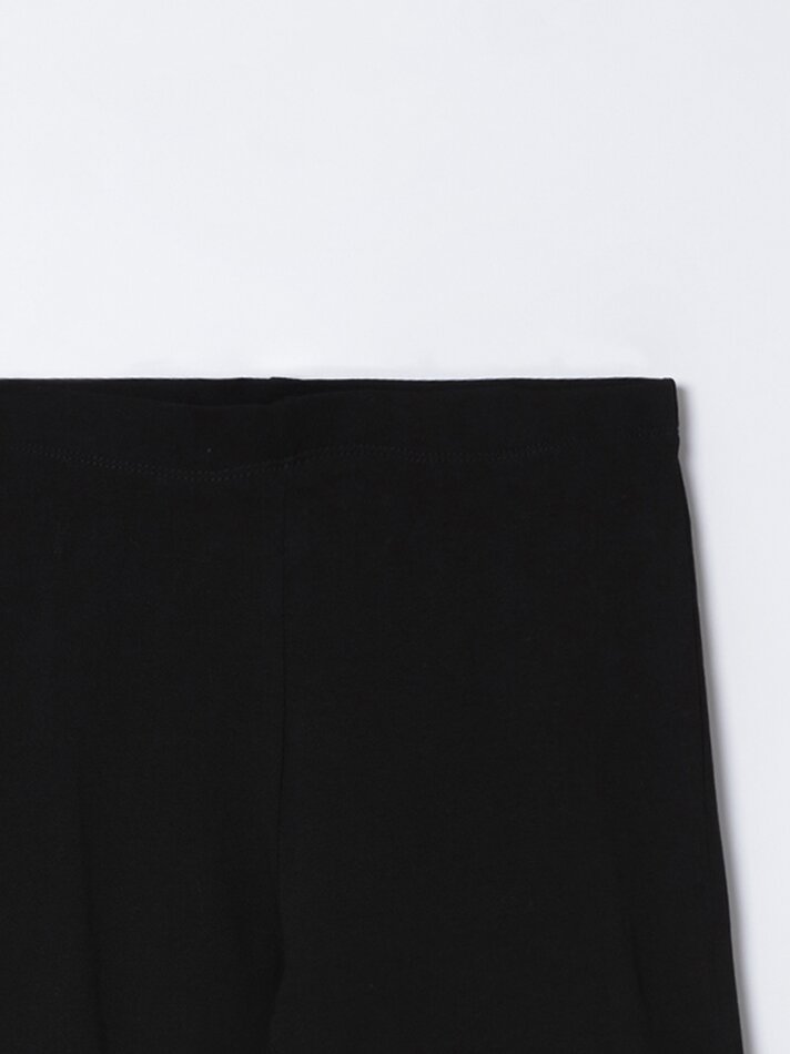 Conjunto com 4 Leggings Compridas Básicas - Pretas