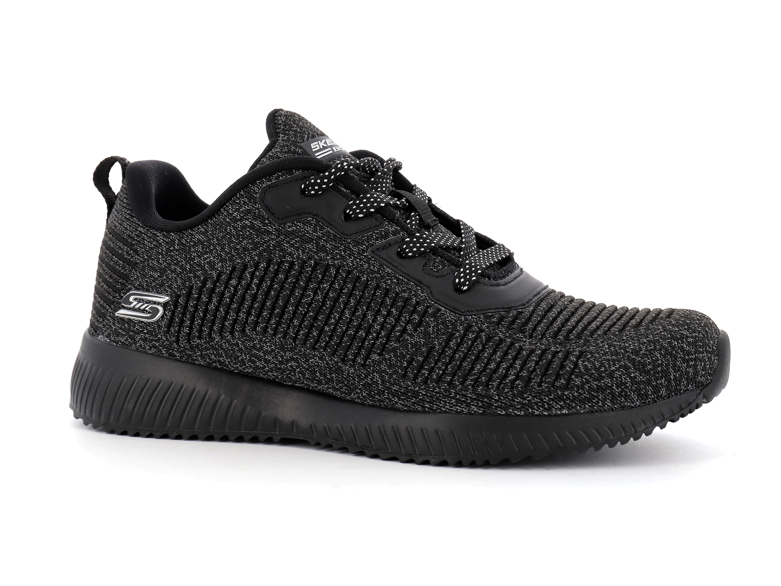 Skechers-BOBS SQUAD GHOST STAR Synthétique Noir Argent