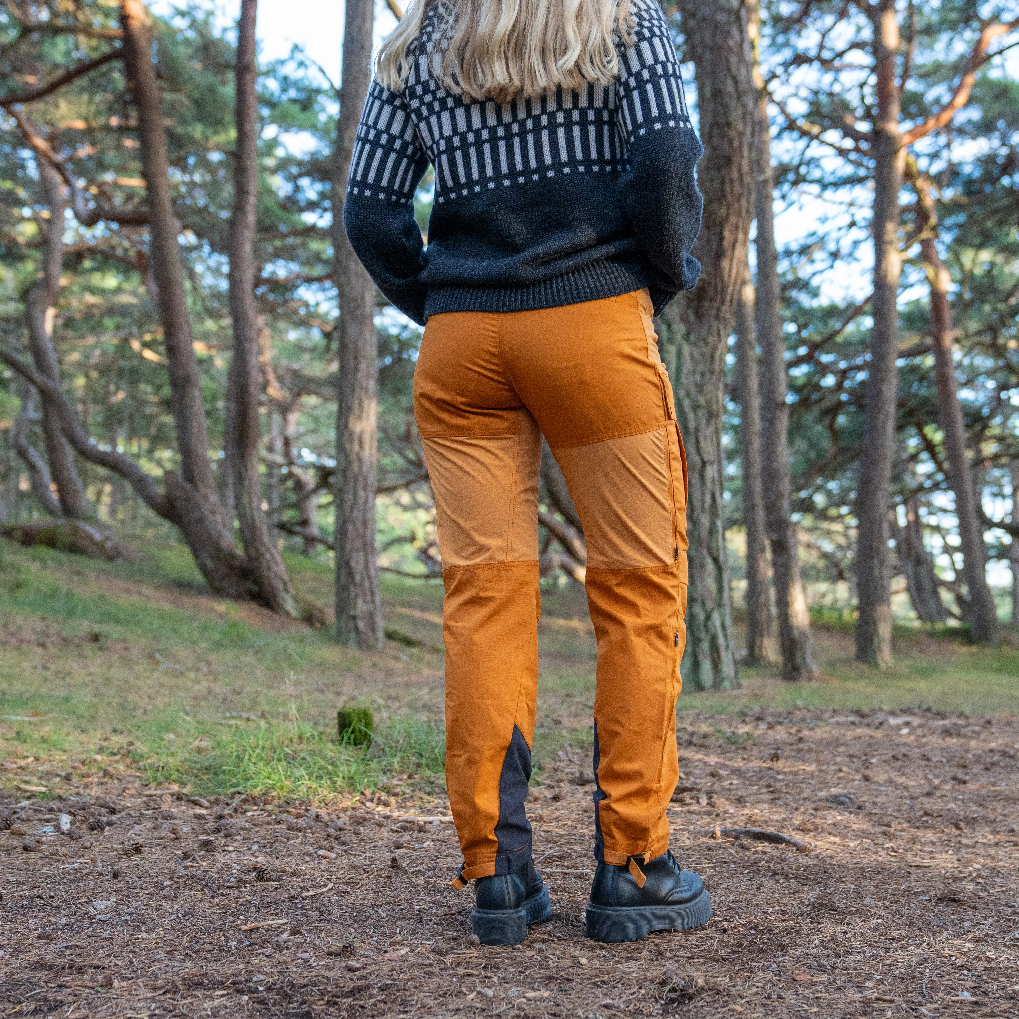 Nordmarka Favor Outdoor Pants Women Golden Field