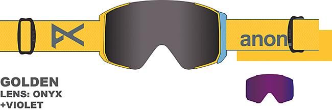 ANON - MASQUE DE SKI SYNC GOLDEN 4+2