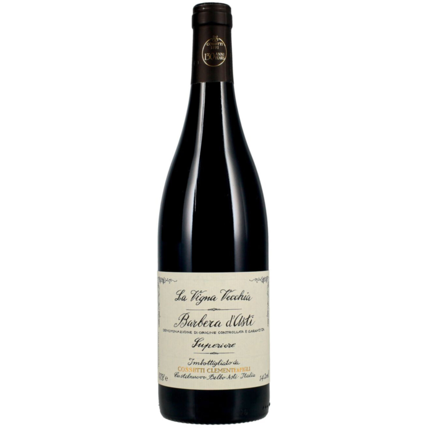 Barbera d'Asti Superiore DOCG Barbera La Vigna Vecchia Cossetti -75cl