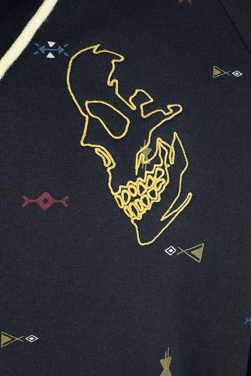 Sweat à capuche avec imprimé Aztèque | RED by EMP Sweat-shirt zippé à capuche