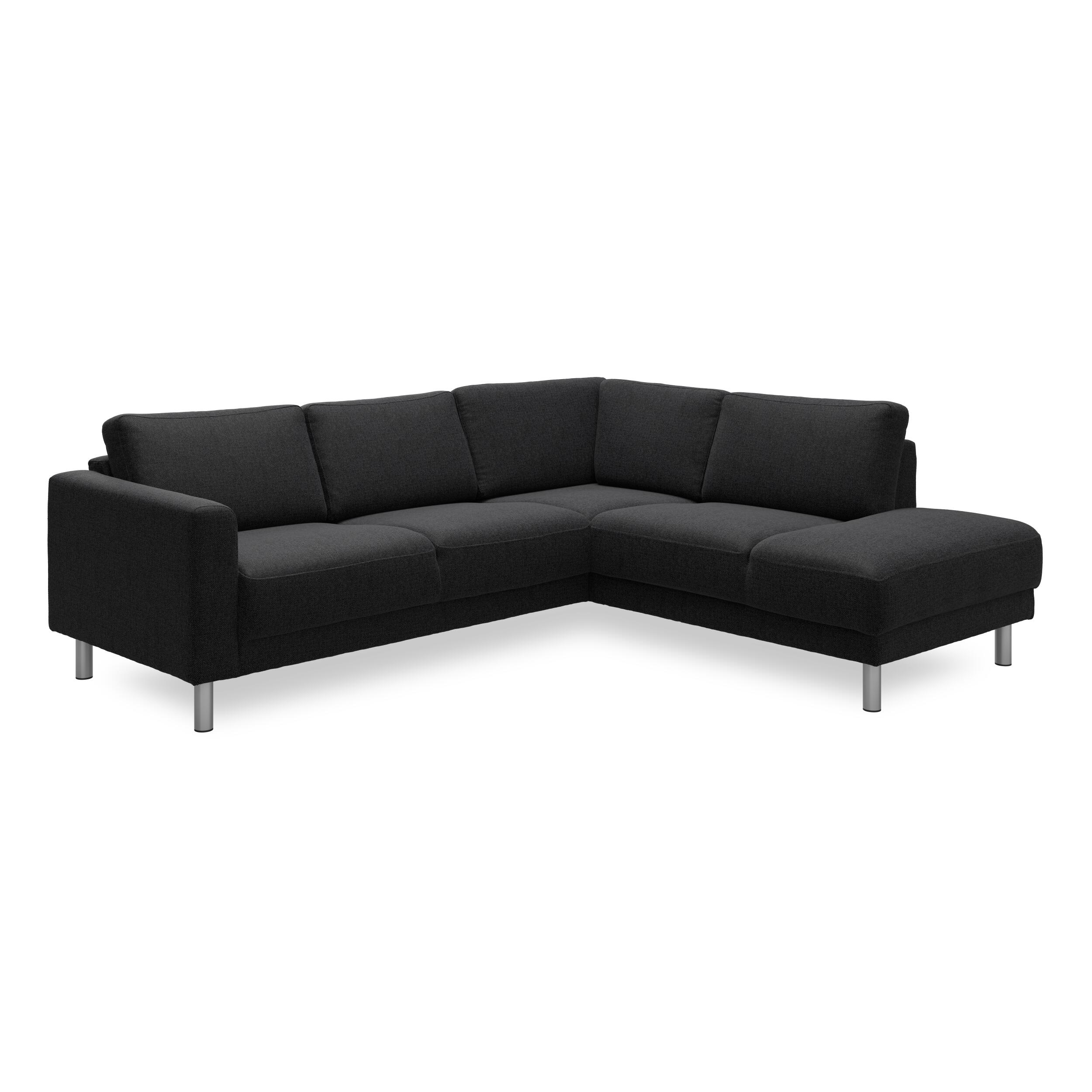 Cleveland højrevendt sofa med pufafslutning