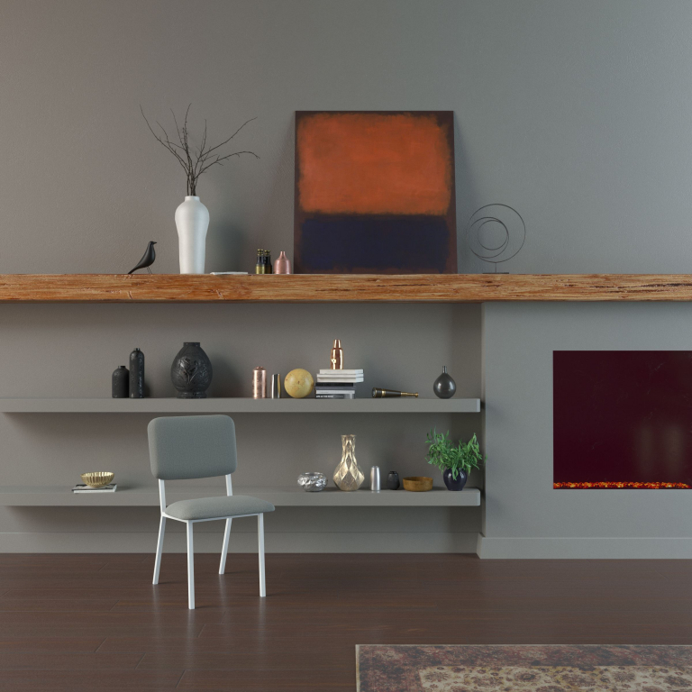 Studio HENK Co stoel met wit frame Kvadrat Hallingdal 65 - 110