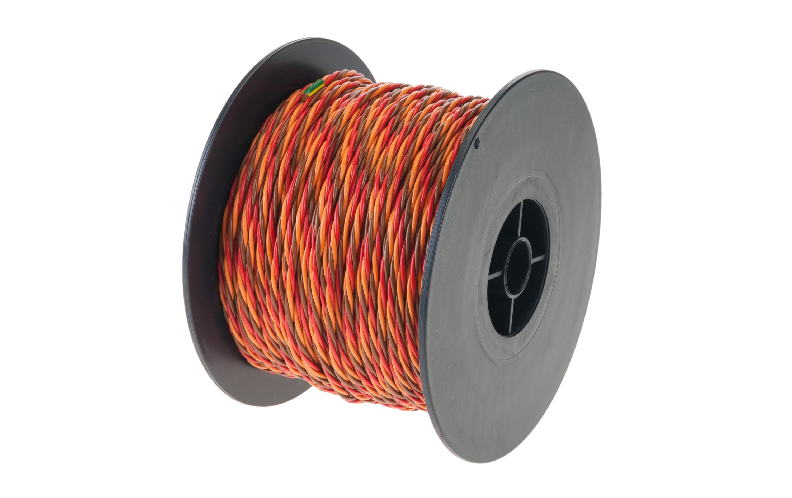 Servokabel verdrillt JR/Graupner 0,34 mm² 100 m Ohne zu OhneAnschlusskabel