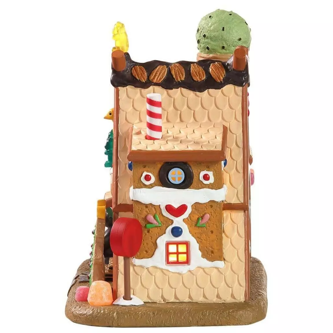 Village de Noël Lemax à piles lumineux Confiserie
