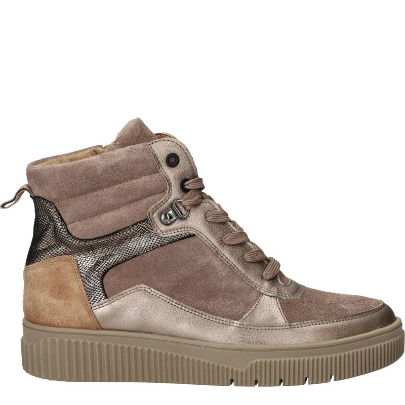 Waldlaufer Sansa Veterboots Beige Dames