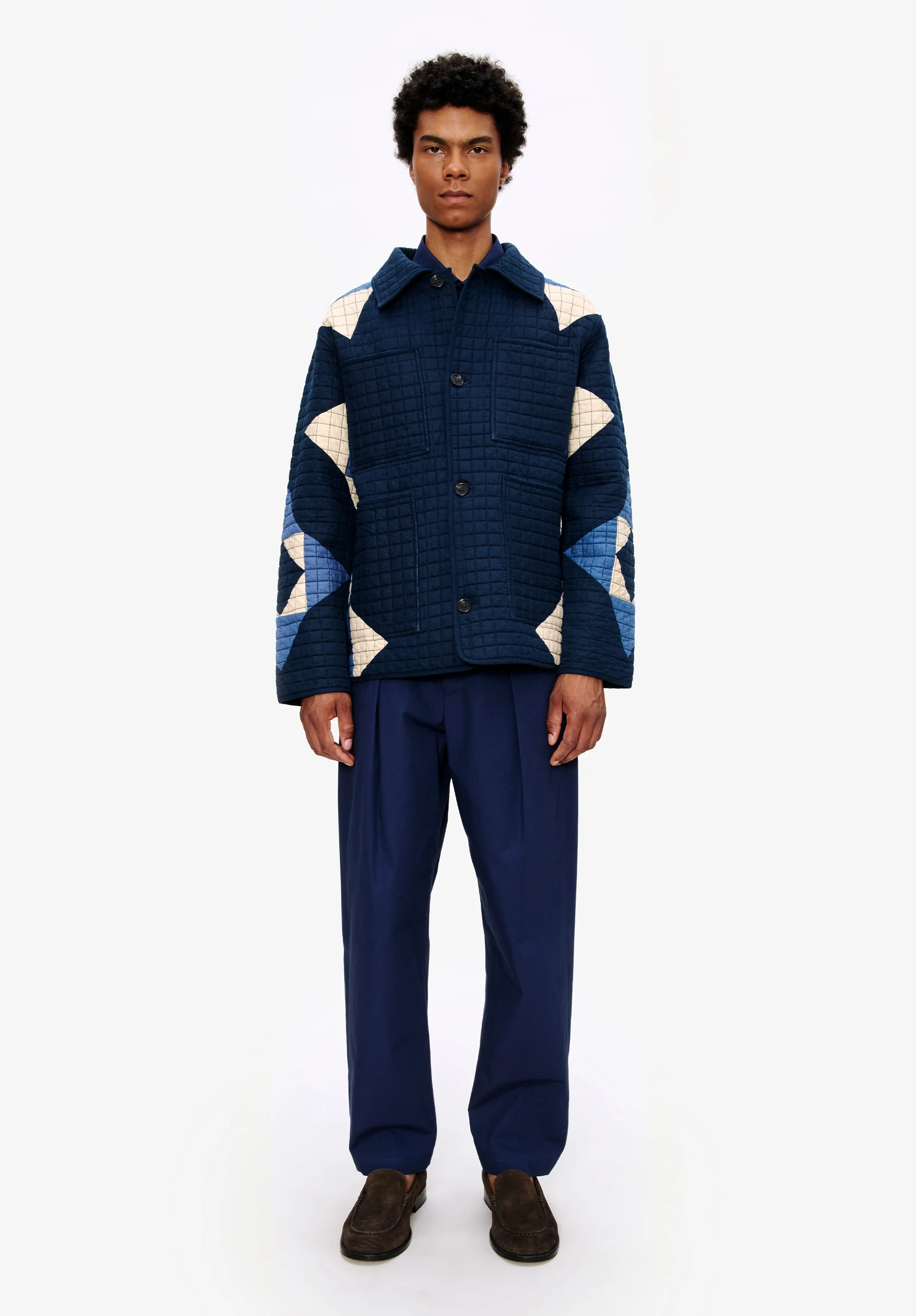 Veste Quiltée - Indigo