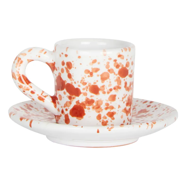 Popolo Tasse et sous-tasse Point | Terracotta