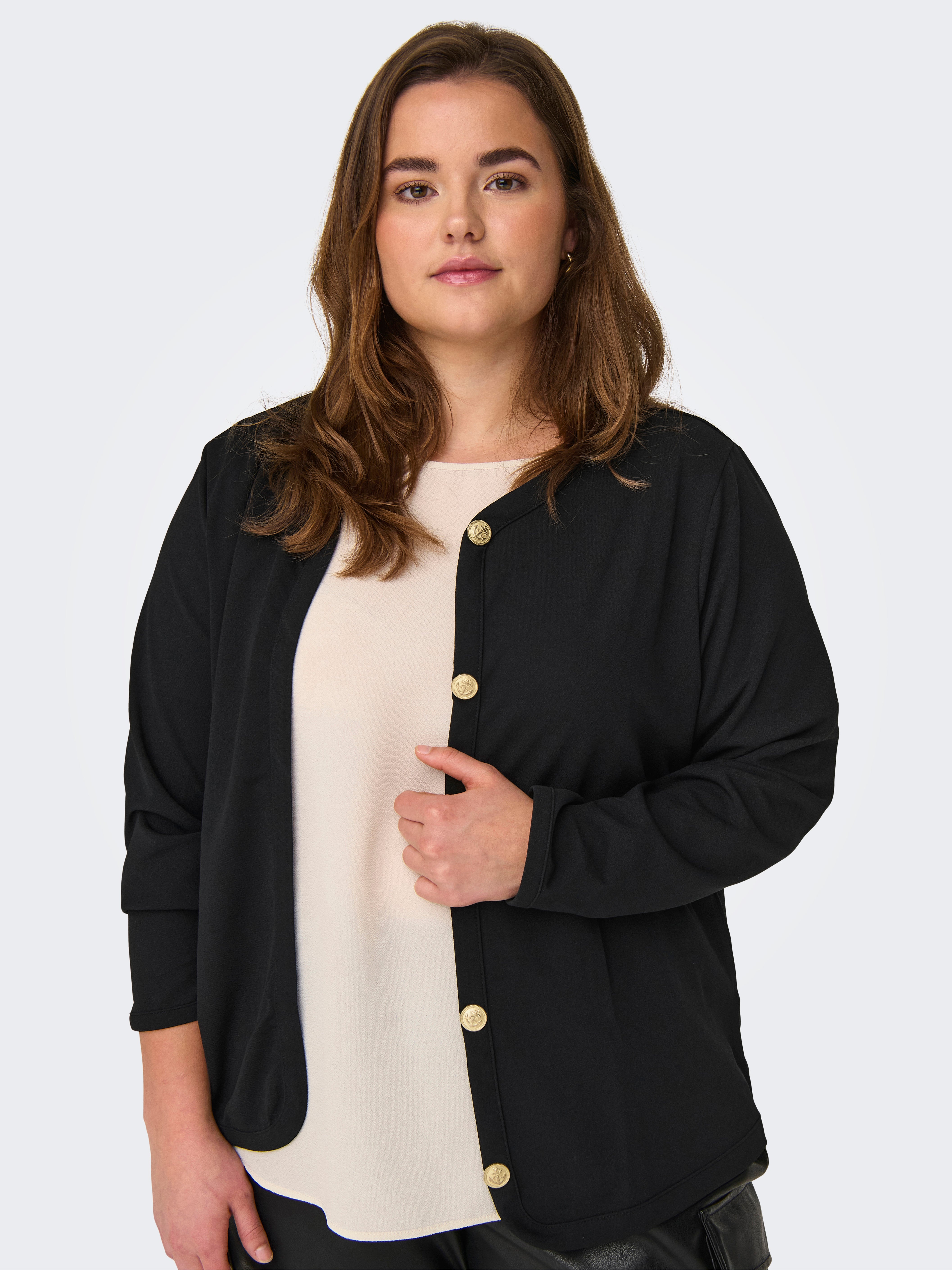 CARSANIA Strickjacke Black