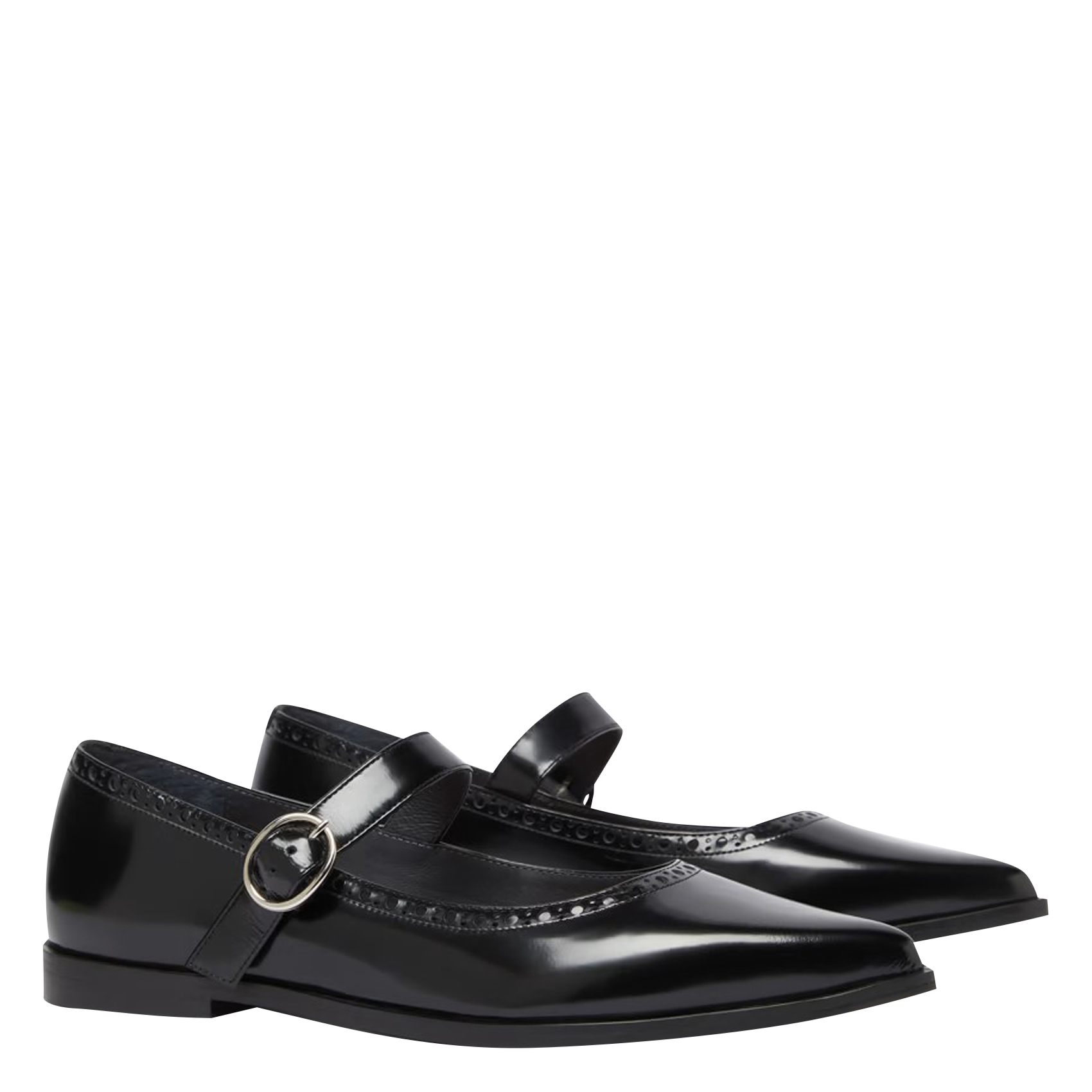 DEMIA - Babies en cuir | Noir