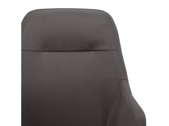 Chaise à bascule Gris foncé Tissu