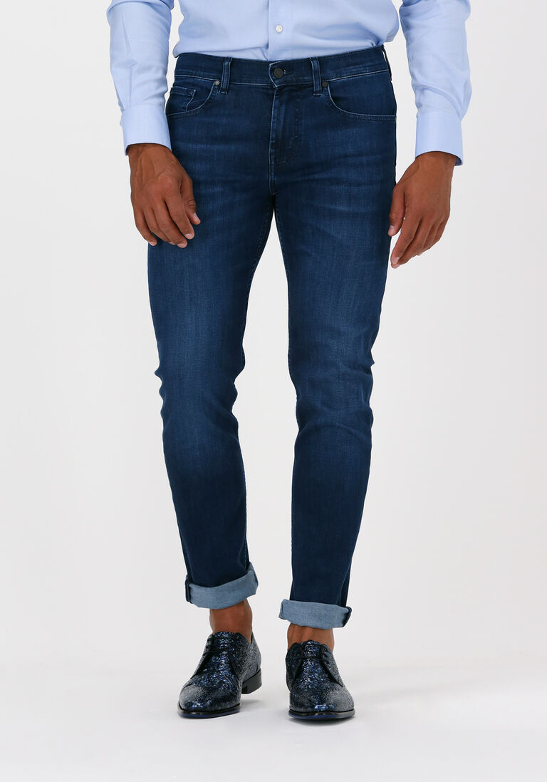 7 FOR ALL MANKIND blauwe 7 for all mankind slim fit jeans slimmy tapered luxe performanc