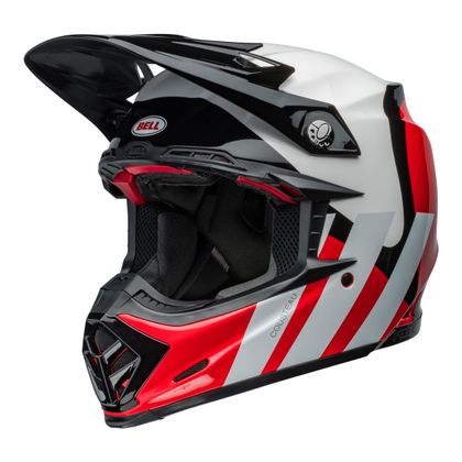 Casque cross Bell MOTO-9S FLEX HELLO COUSTEAU 2023 - Rouge