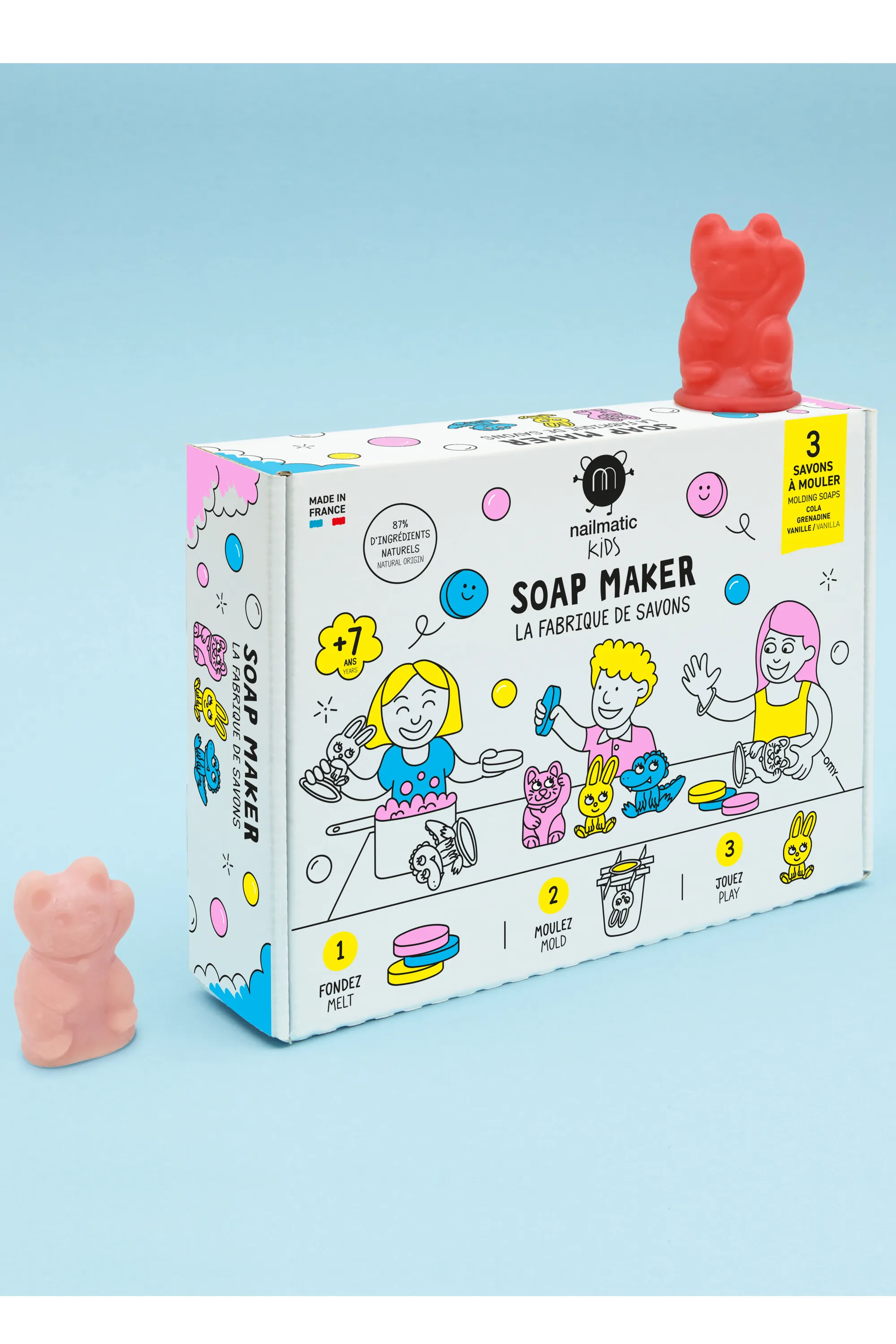 Nailmatic Coffret enfant DIY La Fabrique à Savons-150 g