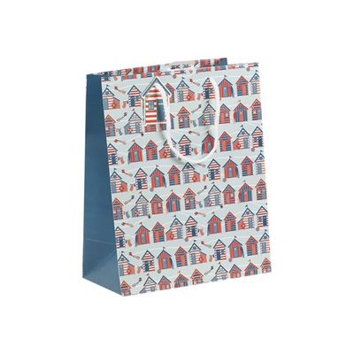 Clairefontaine - Sac cadeau - dieppe bleu/rouge - 26,5 cm x 14 cm x 33 cm