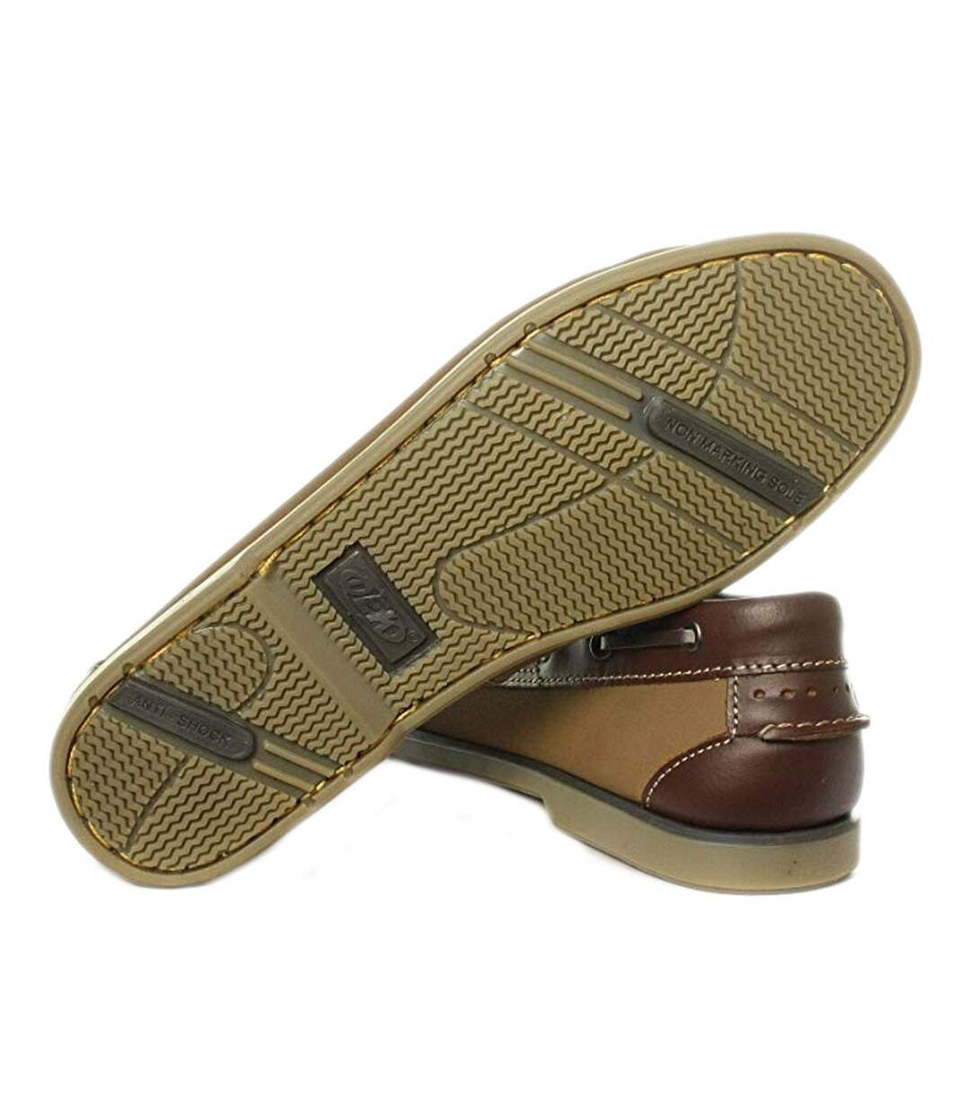 Dek - Chaussures bateau - Homme (Nubuck marron) - UTDF676
